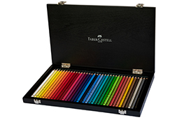 FABER-CASTELL 「POLYCHROMOS 色鉛筆36色木箱セット」